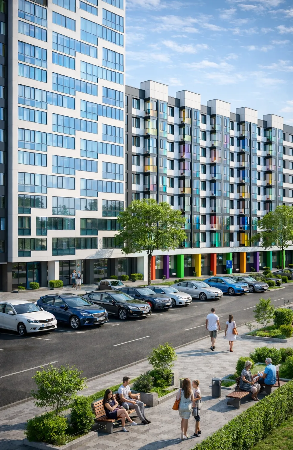 Фасад со стороны ул. Макарова